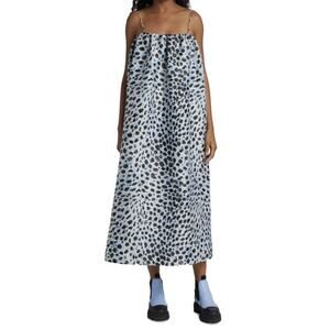 Ganni Crispy Jacquard Shift Dress